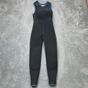 VTG Harvery's Wet Suit Womens Medium Black Blue Neoprene Scuba Dive Made in USA